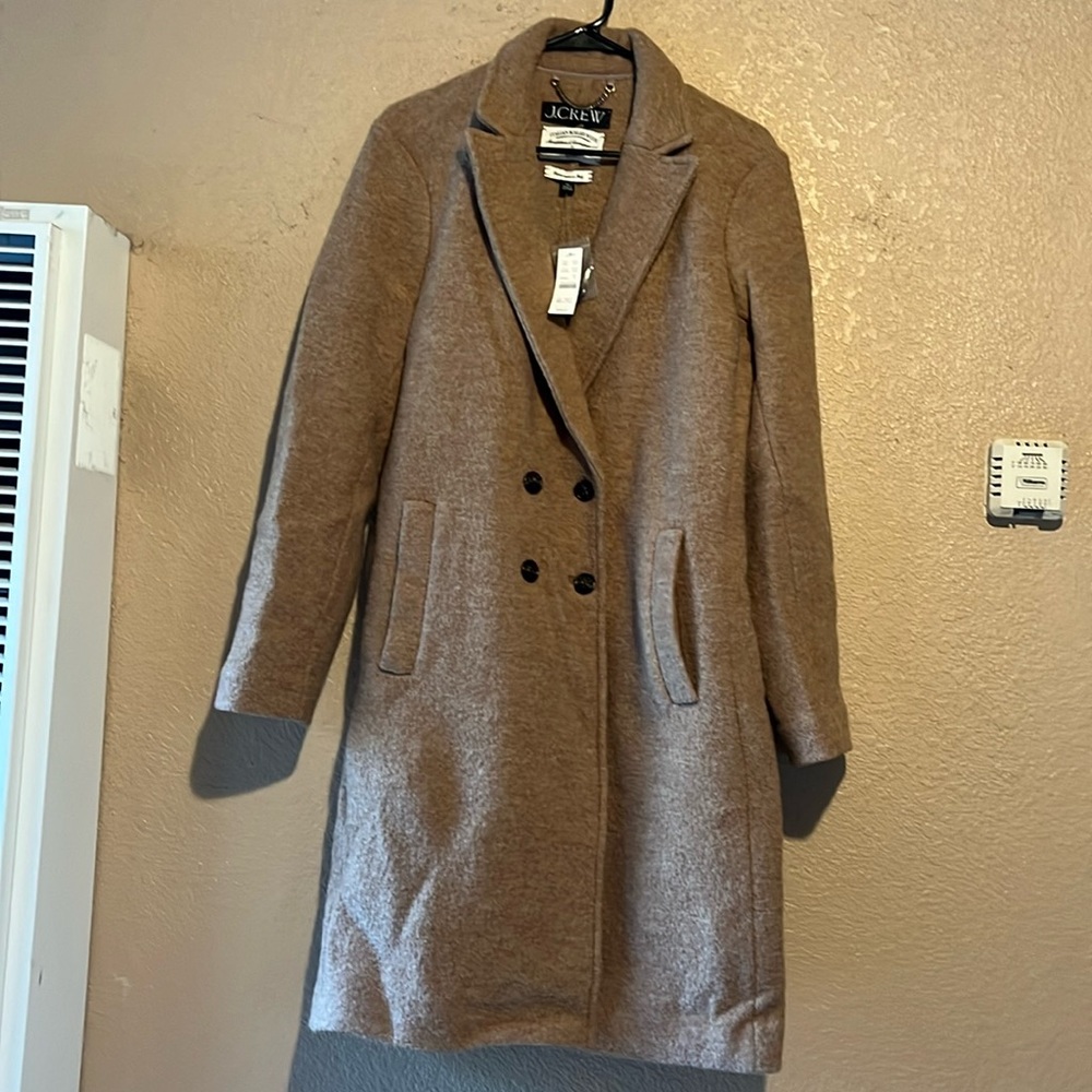 NWT J. Crew Womens Daphne Topcoat size 14